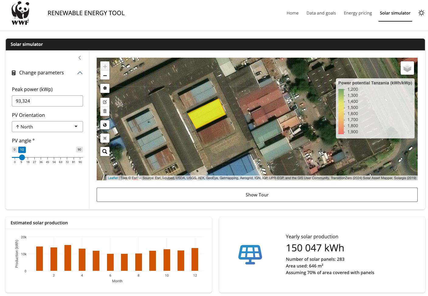 Figur 2. Solsimulatoren